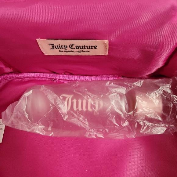 🆕️⬇️Juicy Couture Travel Cosmetic Bag with Toiletry Bottle - Picture 8 of 13